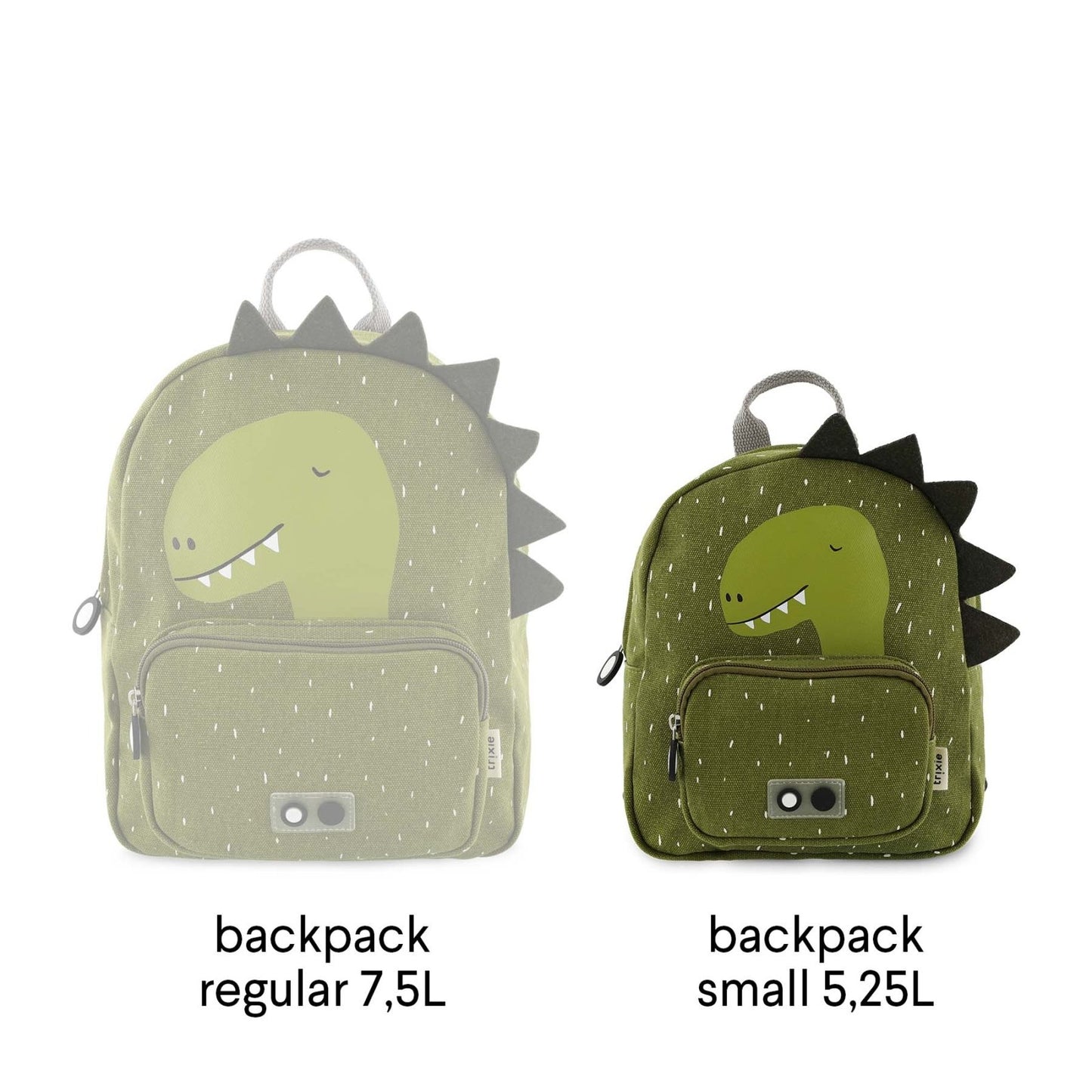 MOCHILA INFANTIL TRIXIE PEQUEÑA ·DINO· - Happy Moments Baby