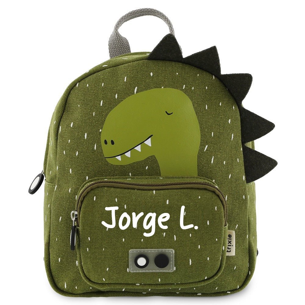 MOCHILA INFANTIL TRIXIE PEQUEÑA ·DINO· - Happy Moments Baby