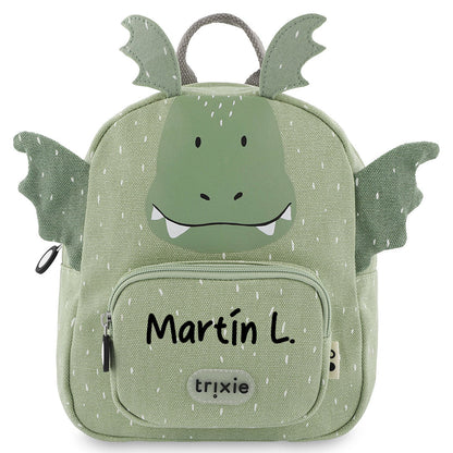 MOCHILA INFANTIL TRIXIE PEQUEÑA ·DRAGÓN· - Happy Moments Baby
