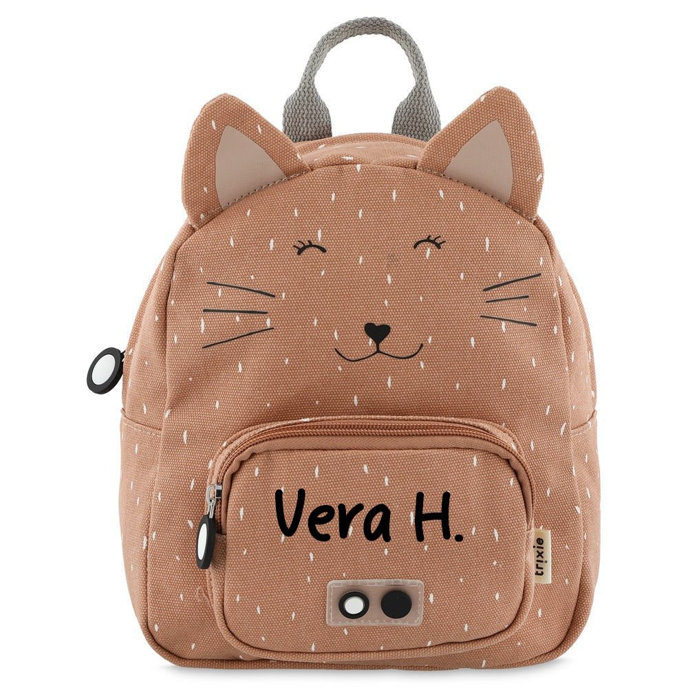 MOCHILA INFANTIL TRIXIE PEQUEÑA ·GATO· - Happy Moments Baby