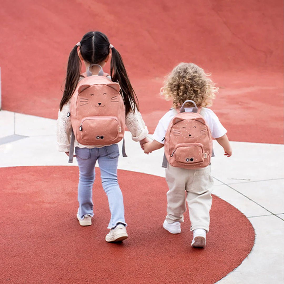 MOCHILA INFANTIL TRIXIE PEQUEÑA ·GATO· - Happy Moments Baby