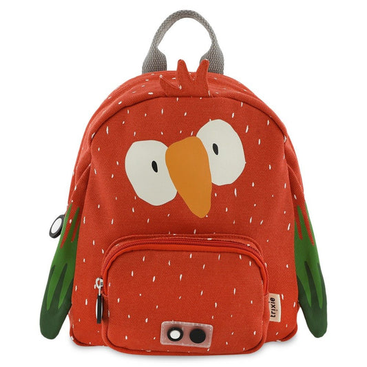 MOCHILA INFANTIL TRIXIE PEQUEÑA ·LORO· - Happy Moments Baby