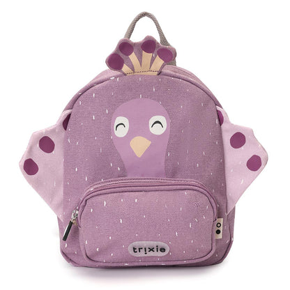 MOCHILA INFANTIL TRIXIE PEQUEÑA ·PAVO REAL· - Happy Moments Baby