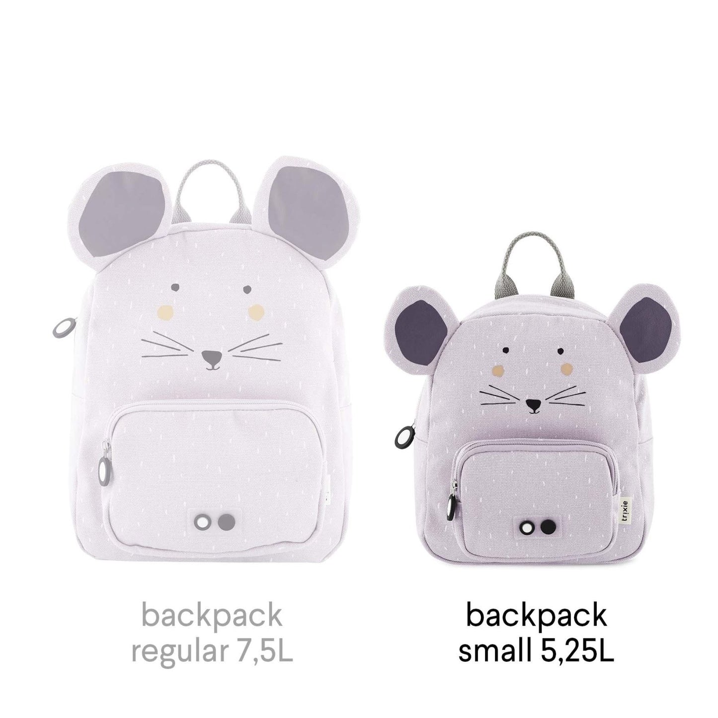 MOCHILA INFANTIL TRIXIE PEQUEÑA ·RATÓN· - Happy Moments Baby