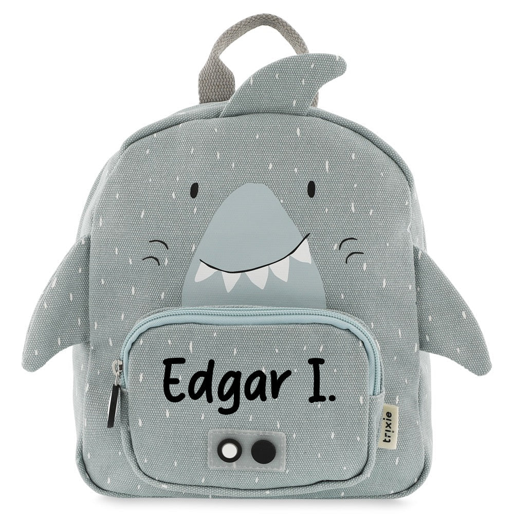 MOCHILA INFANTIL TRIXIE PEQUEÑA ·TIBURÓN· - Happy Moments Baby