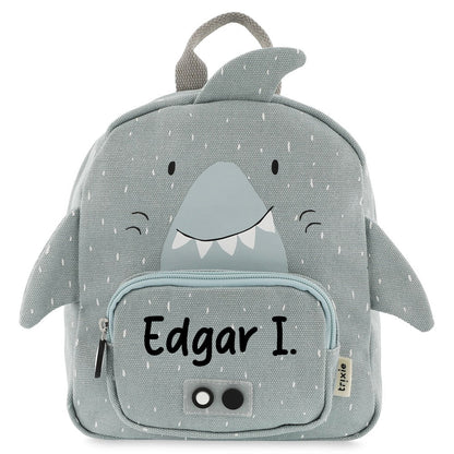 MOCHILA INFANTIL TRIXIE PEQUEÑA ·TIBURÓN· - Happy Moments Baby