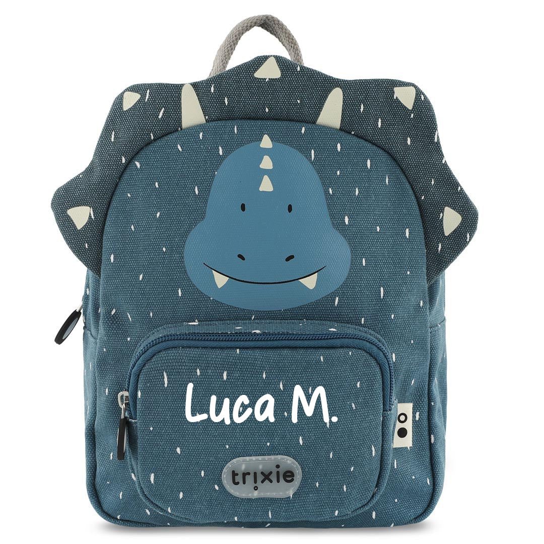MOCHILA INFANTIL TRIXIE PEQUEÑA ·TRICERATOPS· - Happy Moments Baby