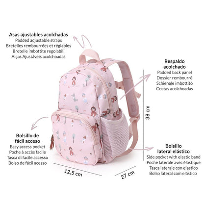 MOCHILA INFANTIL TUTETE ·LITTLE RED· - Happy Moments Baby