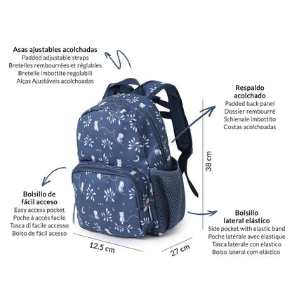 MOCHILA INFANTIL TUTETE ·MAGICAL FOREST· - Happy Moments Baby