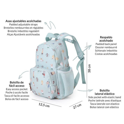 MOCHILA INFANTIL TUTETE ·THREE LITTLE PIGS· - Happy Moments Baby