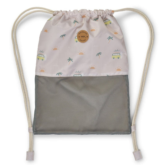 MOCHILA SACO ANTIARENA SARO ·ALOHA· - Happy Moments Baby
