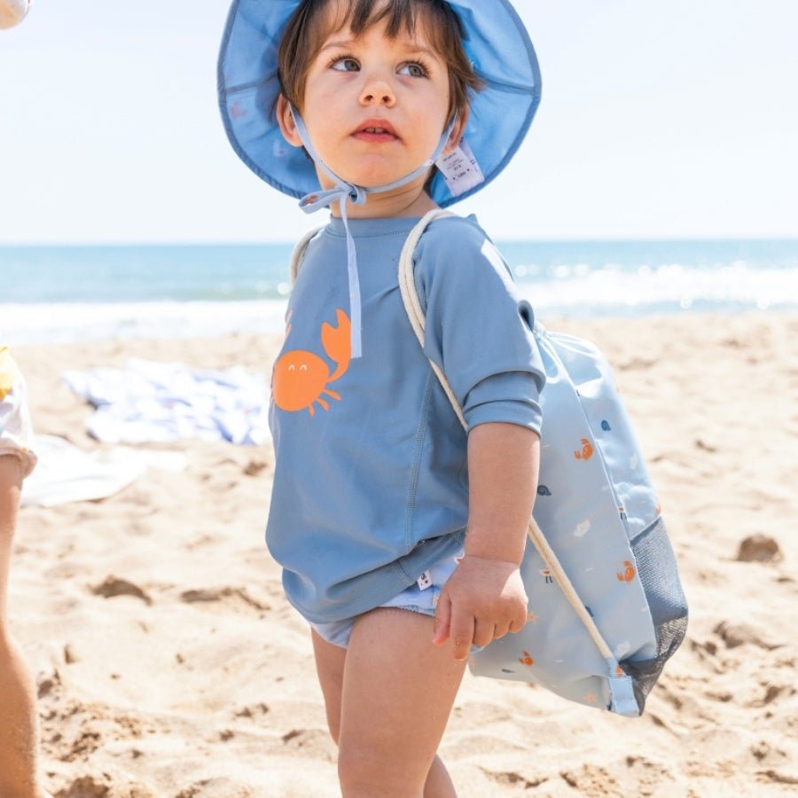 MOCHILA SACO ANTIARENA SARO ·SAILORS· - Happy Moments Baby