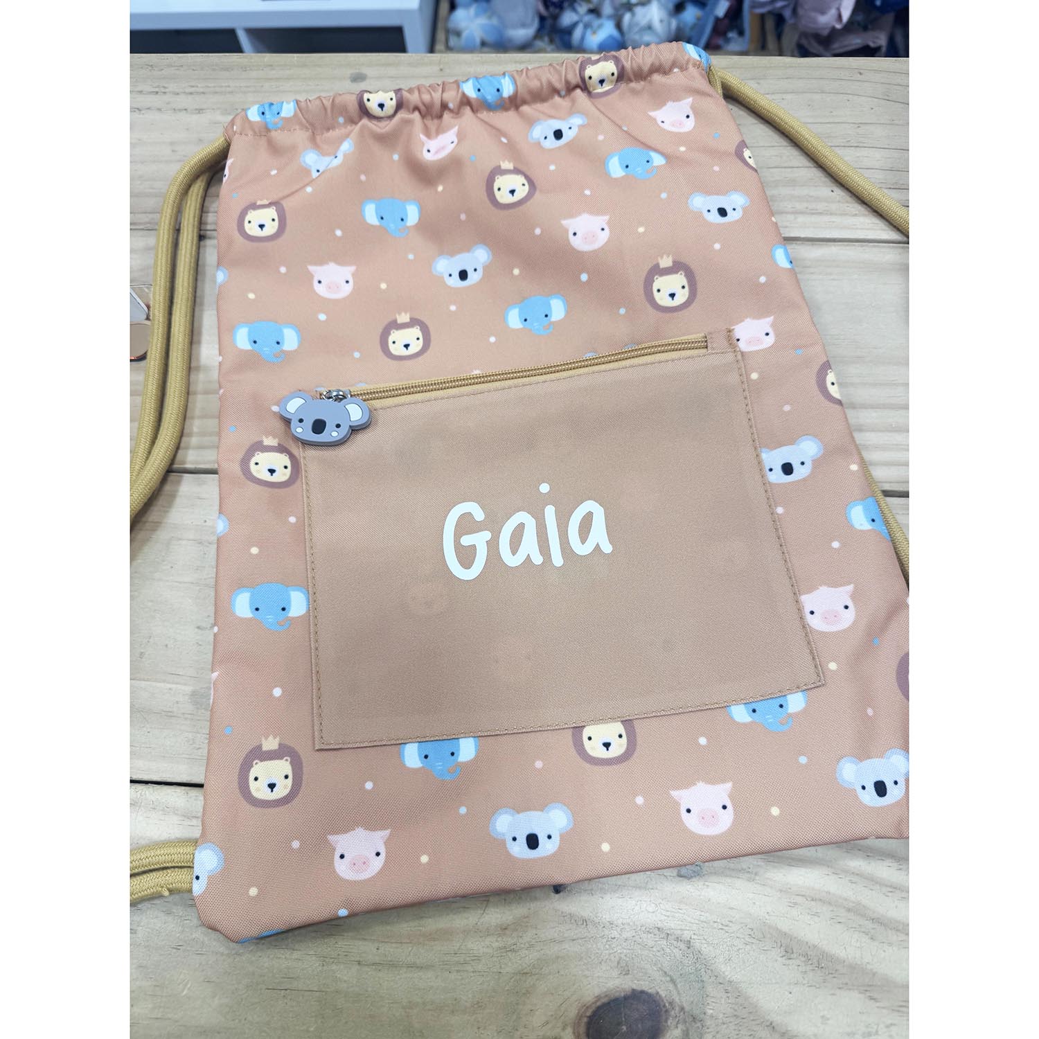 MOCHILA SACO IMPERMEABLE TUTETE ·ANIMAL FRIENDS· - Happy Moments Baby