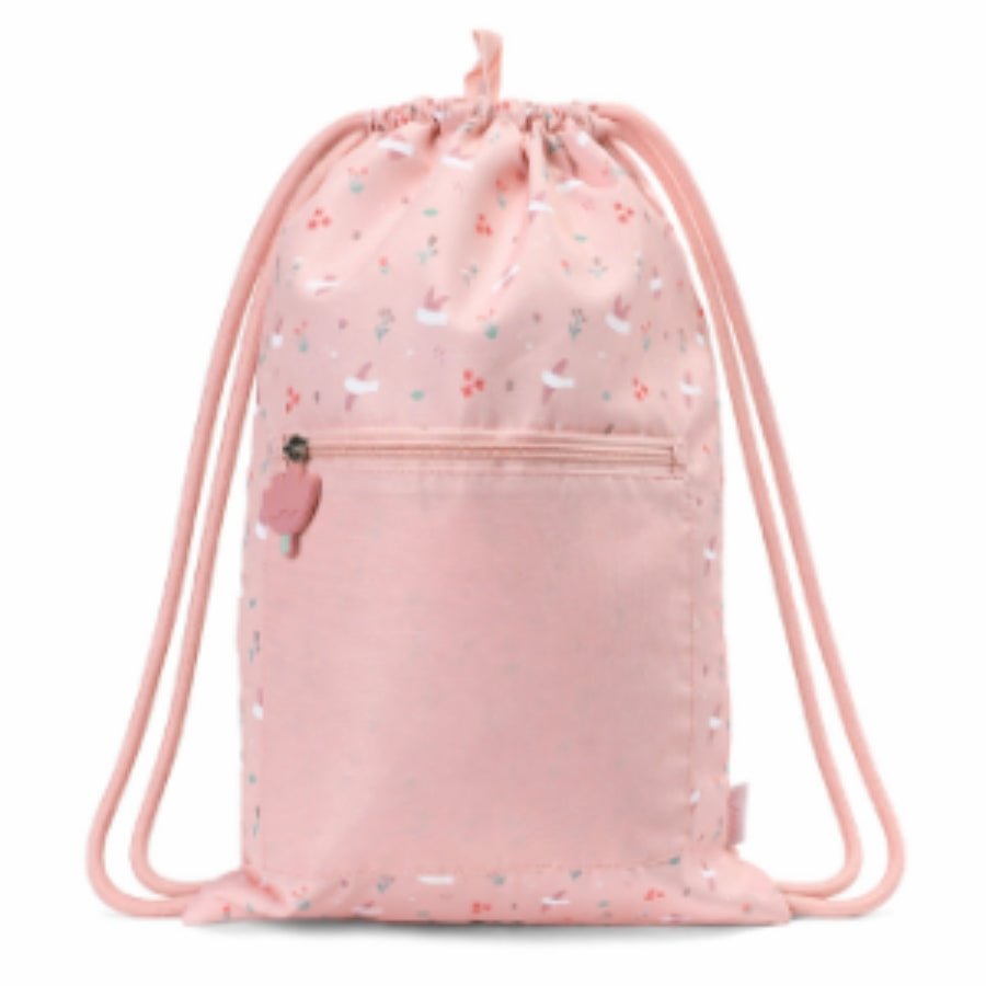MOCHILA SACO IMPERMEABLE TUTETE ·BLOSSOM BIRDS· - Happy Moments Baby
