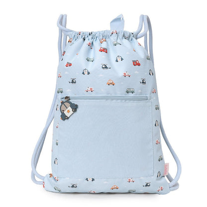 MOCHILA SACO IMPERMEABLE TUTETE ·CITY CARS· - Happy Moments Baby