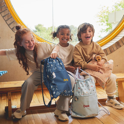 MOCHILA SACO IMPERMEABLE TUTETE ·CITY CARS· - Happy Moments Baby