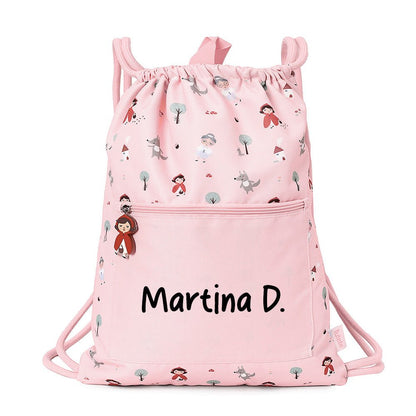MOCHILA SACO IMPERMEABLE TUTETE ·LITTLE RED· - Happy Moments Baby