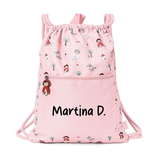 MOCHILA SACO IMPERMEABLE TUTETE ·LITTLE RED· - Happy Moments Baby