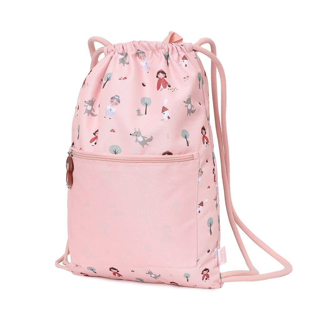 MOCHILA SACO IMPERMEABLE TUTETE ·LITTLE RED· - Happy Moments Baby