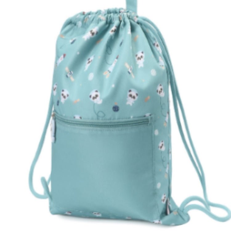 MOCHILA SACO IMPERMEABLE TUTETE ·PANDAS IN SPACE· - Happy Moments Baby
