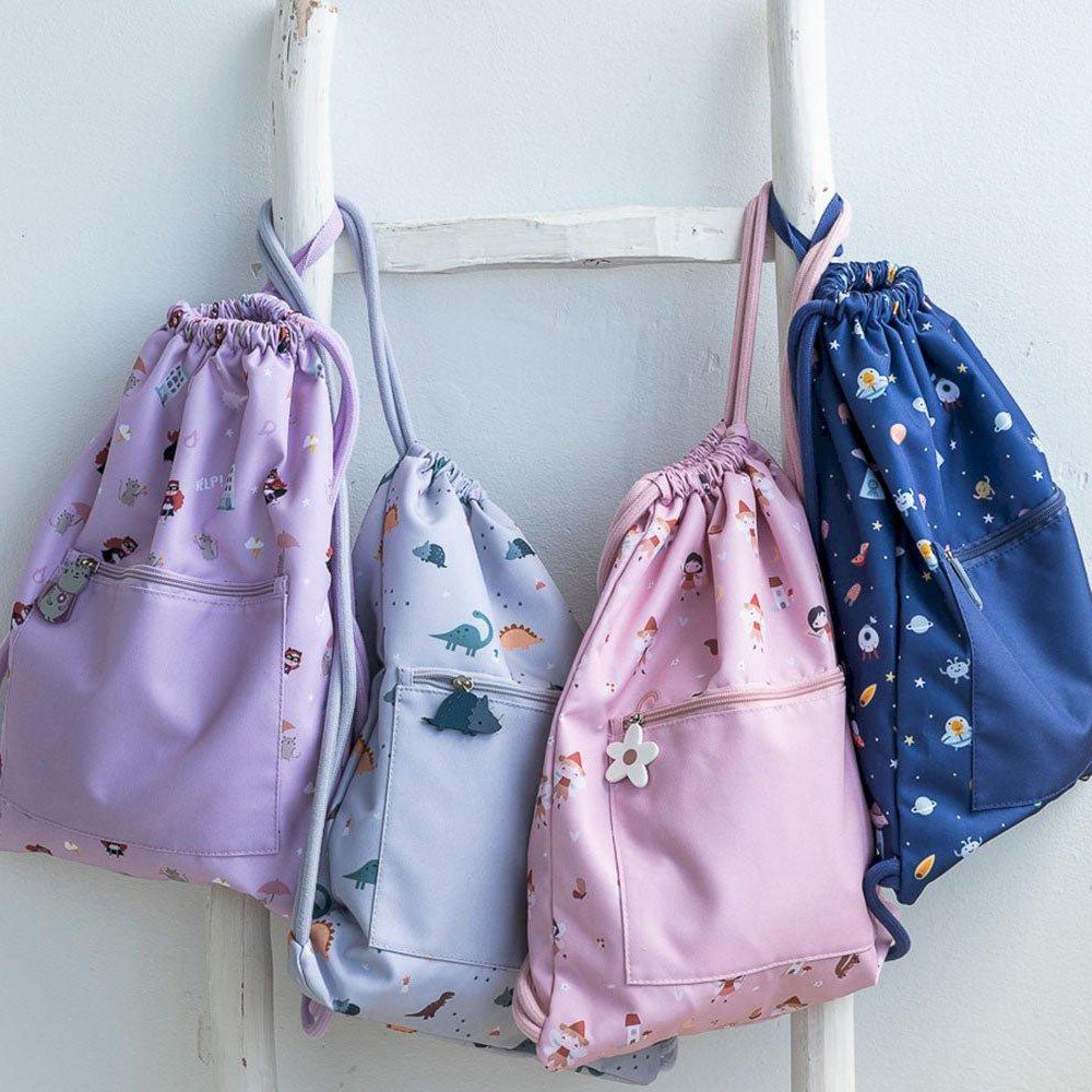 MOCHILA SACO IMPERMEABLE TUTETE ·THE MARTIANS· - Happy Moments Baby