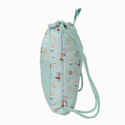 MOCHILA SACO IMPERMEABLE TUTETE ·THREE LITTLE PIGS· - Happy Moments Baby