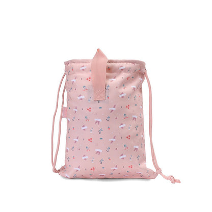 MOCHILA SACO INFANTIL DE TELA TUTETE ·BLOSSOM BIRDS· - Happy Moments Baby