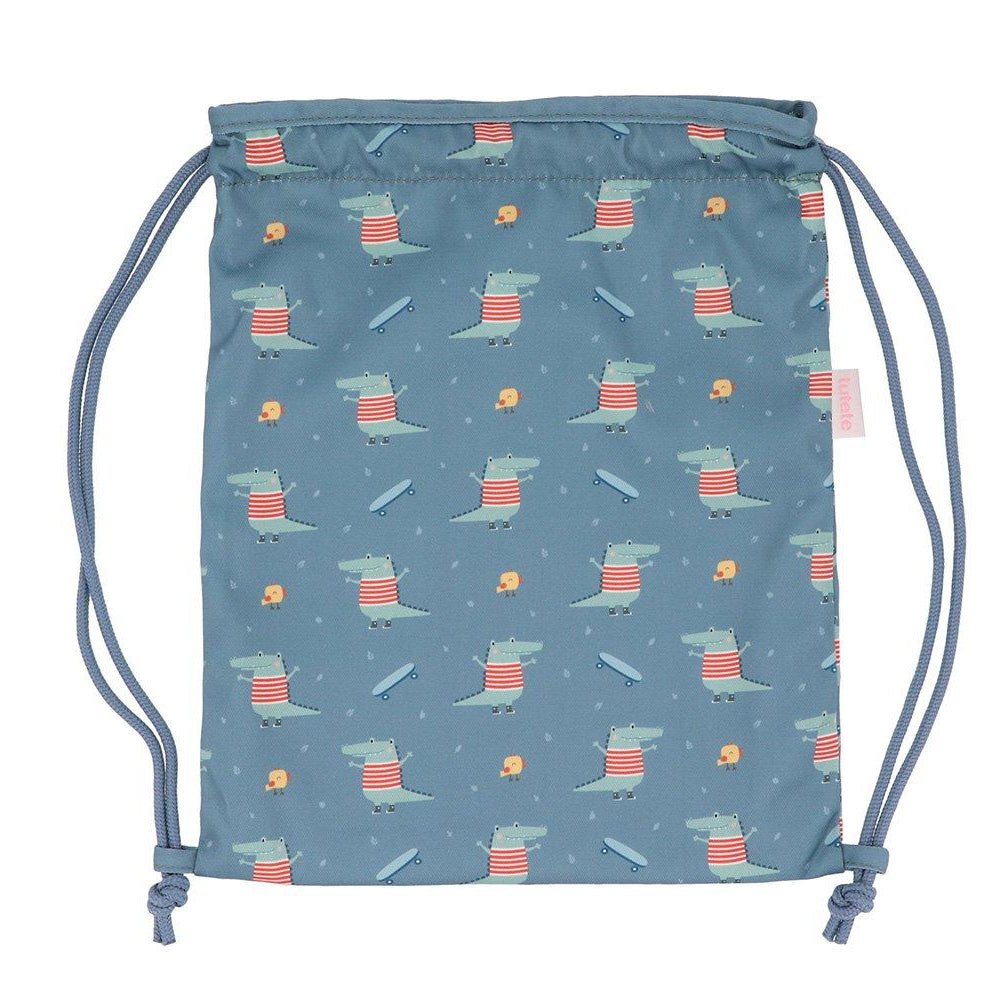 MOCHILA SACO INFANTIL DE TELA TUTETE ·CROC· - Happy Moments Baby