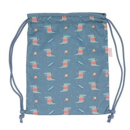 MOCHILA SACO INFANTIL DE TELA TUTETE ·CROC· - Happy Moments Baby