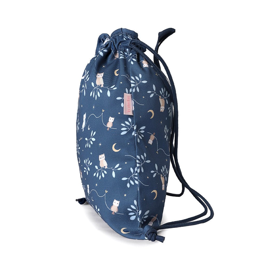 MOCHILA SACO INFANTIL DE TELA TUTETE ·MAGICAL FOREST· - Happy Moments Baby