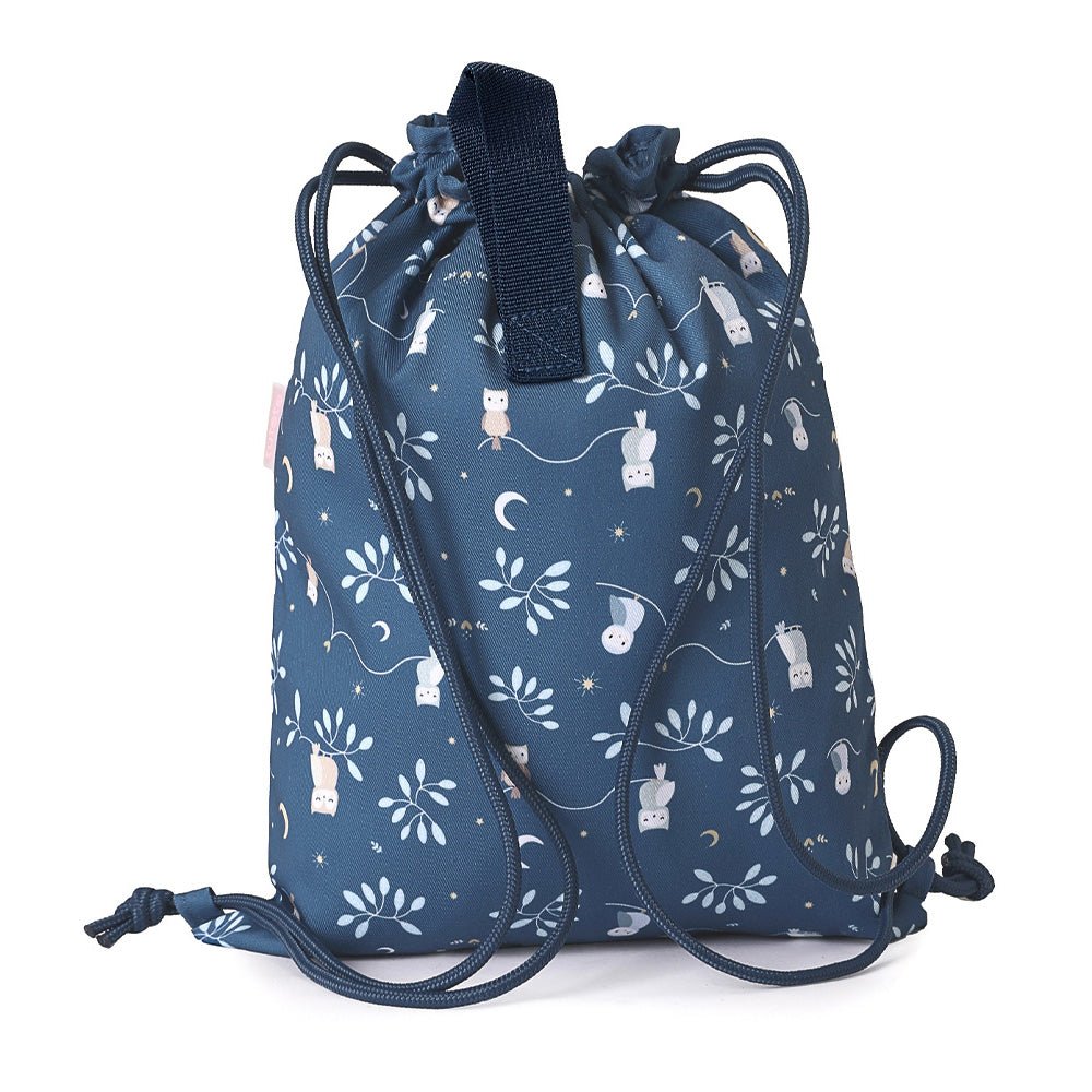 MOCHILA SACO INFANTIL DE TELA TUTETE ·MAGICAL FOREST· - Happy Moments Baby