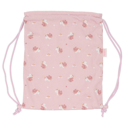 MOCHILA SACO INFANTIL DE TELA TUTETE ·MAGICAL UNICORN· - Happy Moments Baby