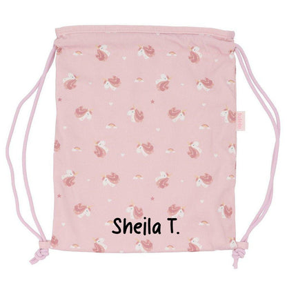 MOCHILA SACO INFANTIL DE TELA TUTETE ·MAGICAL UNICORN· - Happy Moments Baby