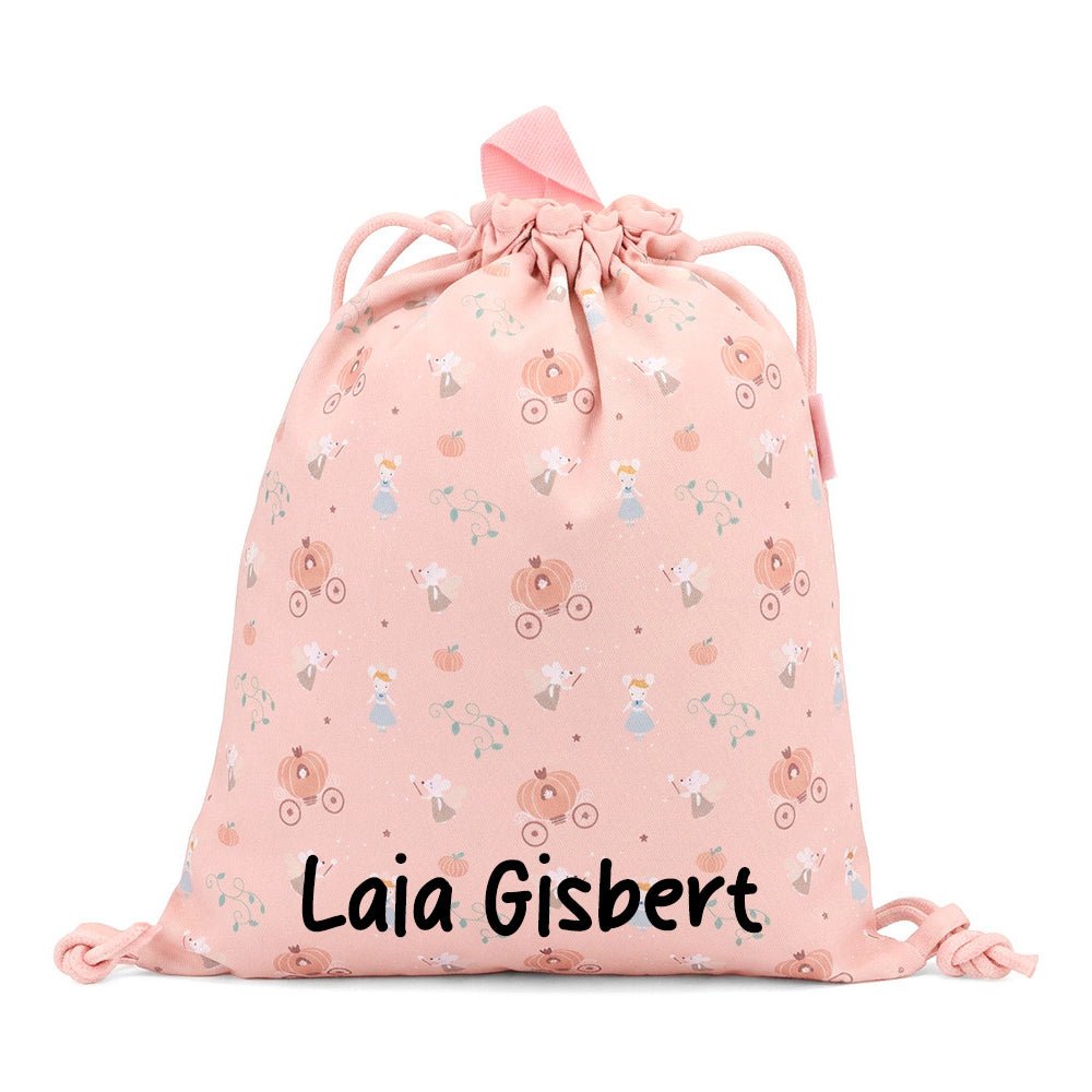 MOCHILA SACO INFANTIL DE TELA TUTETE ·MOUSE FAIRIES· - Happy Moments Baby