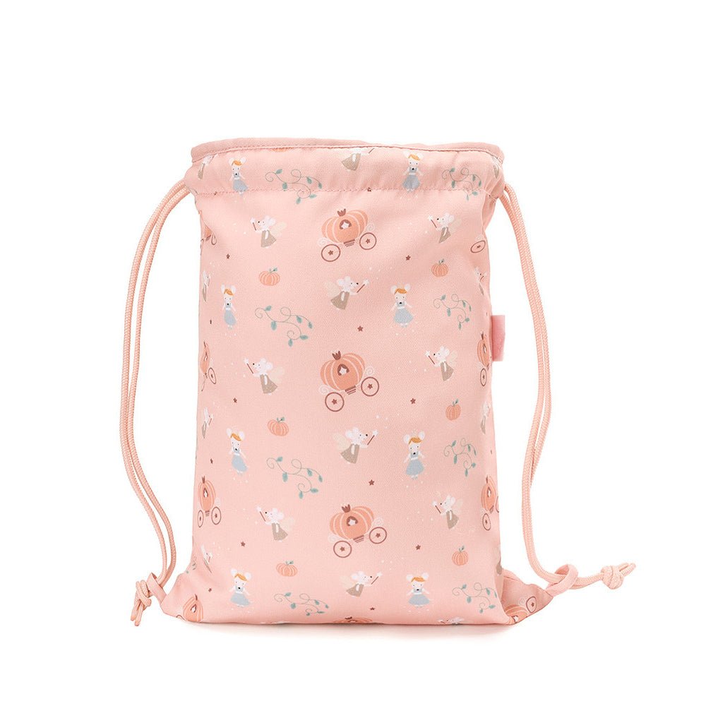 MOCHILA SACO INFANTIL DE TELA TUTETE ·MOUSE FAIRIES· - Happy Moments Baby