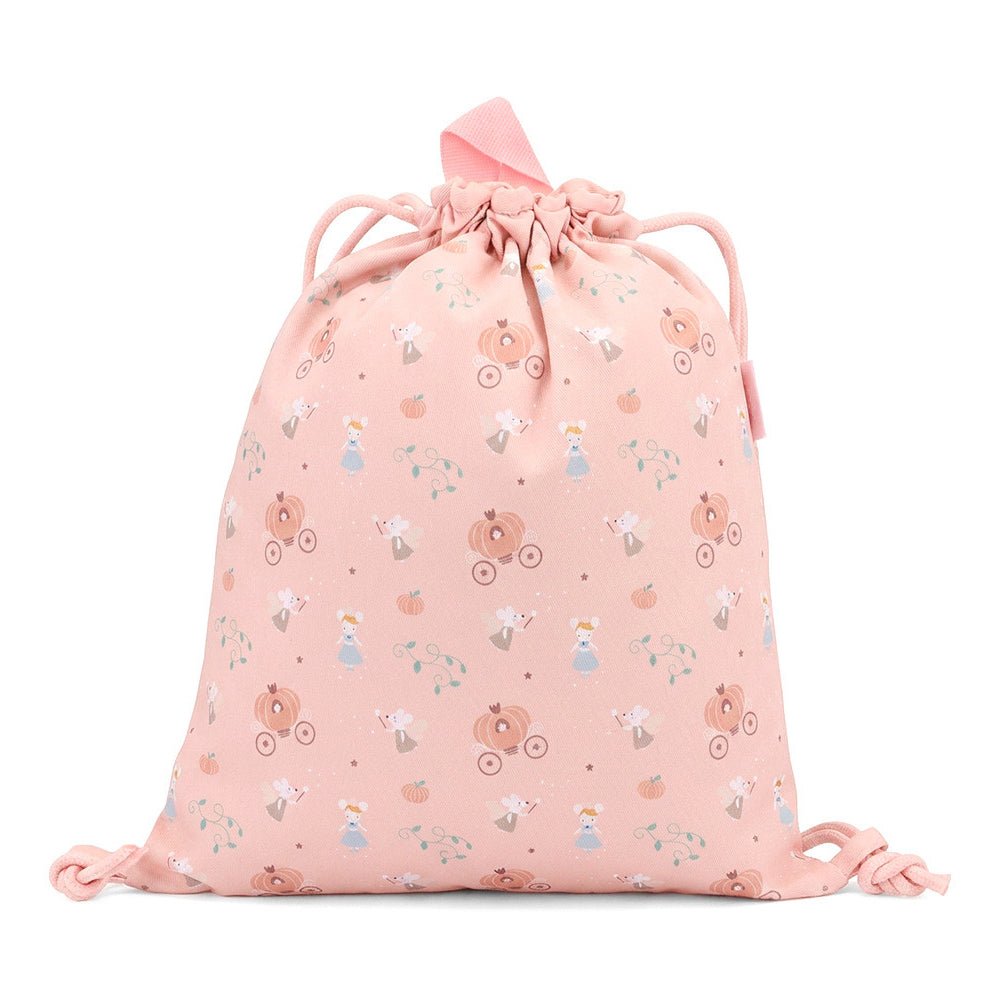 MOCHILA SACO INFANTIL DE TELA TUTETE ·MOUSE FAIRIES· - Happy Moments Baby