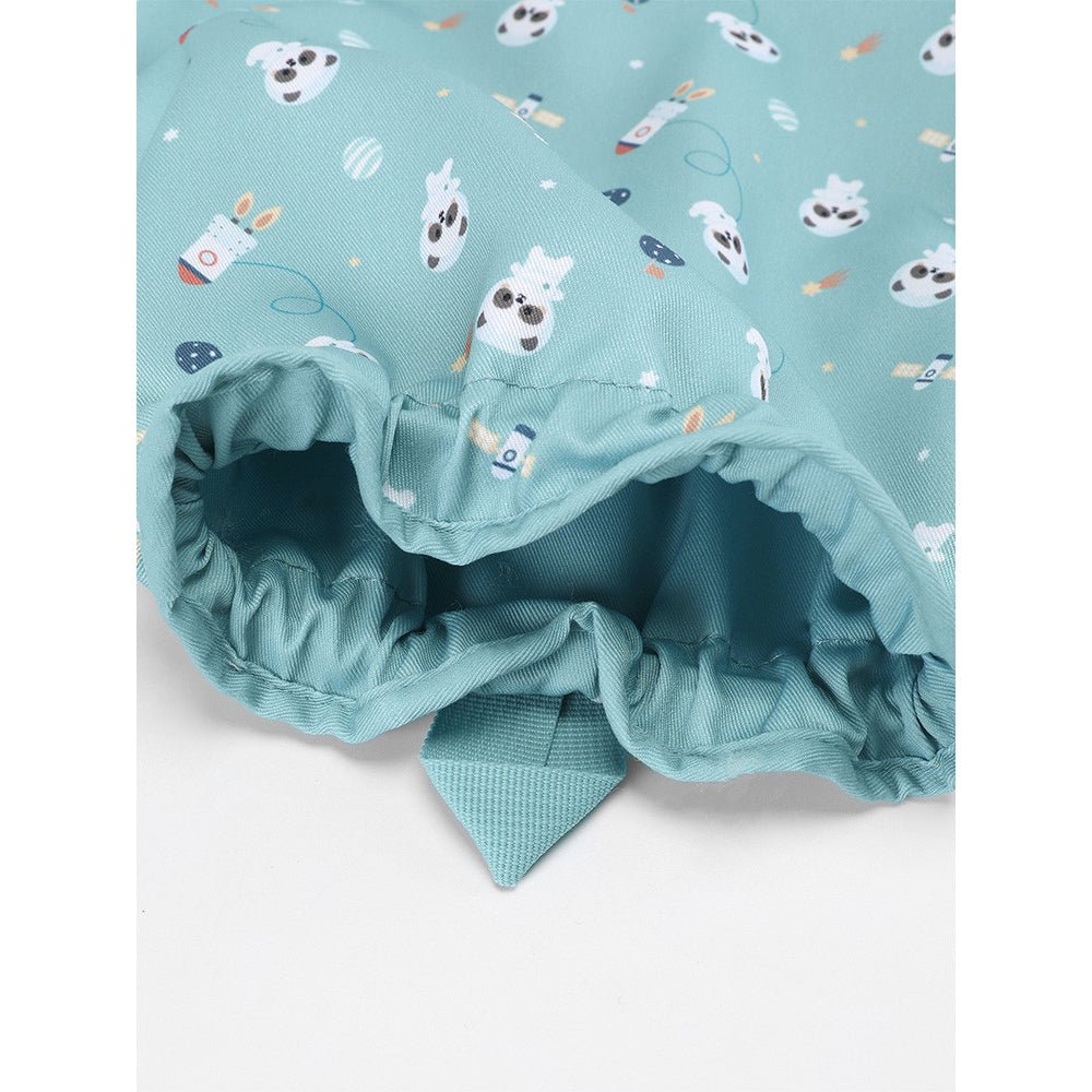 MOCHILA SACO INFANTIL DE TELA TUTETE ·PANDAS IN SPACE· - Happy Moments Baby