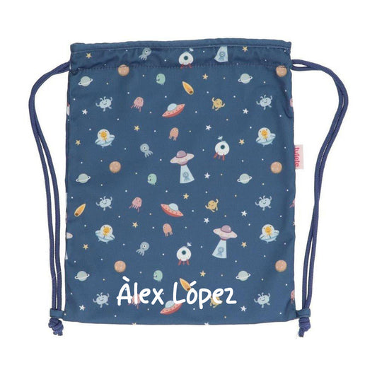 MOCHILA SACO INFANTIL DE TELA TUTETE ·THE MARTIANS·