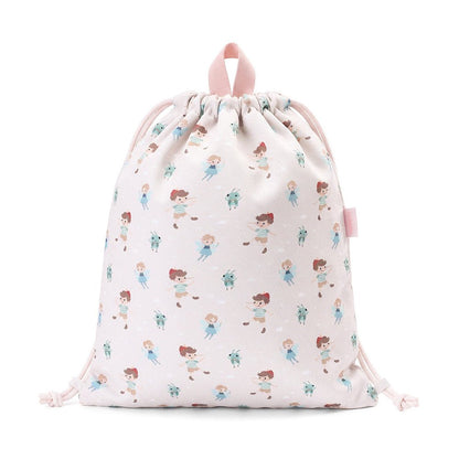 MOCHILA SACO INFANTIL DE TELA TUTETE ·THE WOODEN BOY· - Happy Moments Baby
