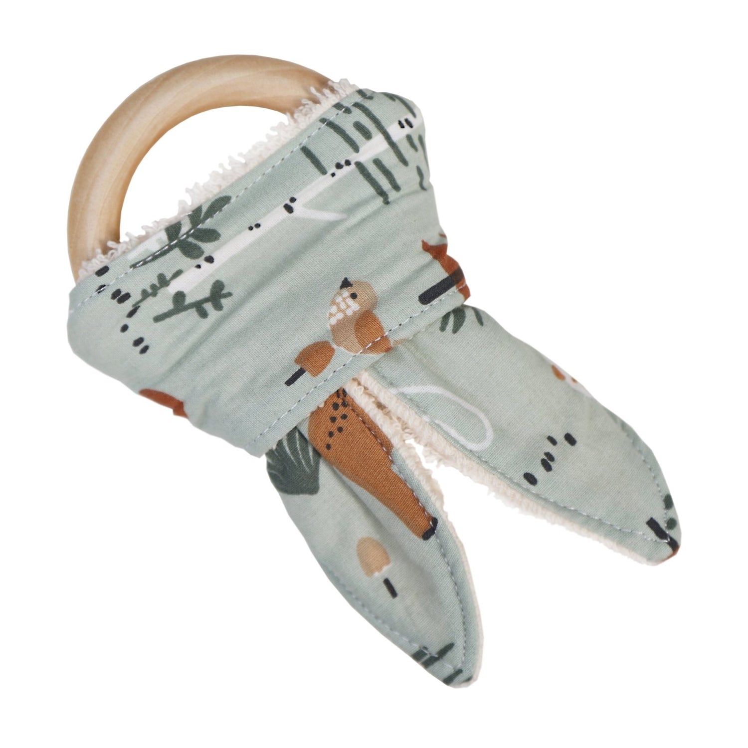 MORDEDOR DE OREJAS DE TELA ·BOSQUE· - Happy Moments Baby