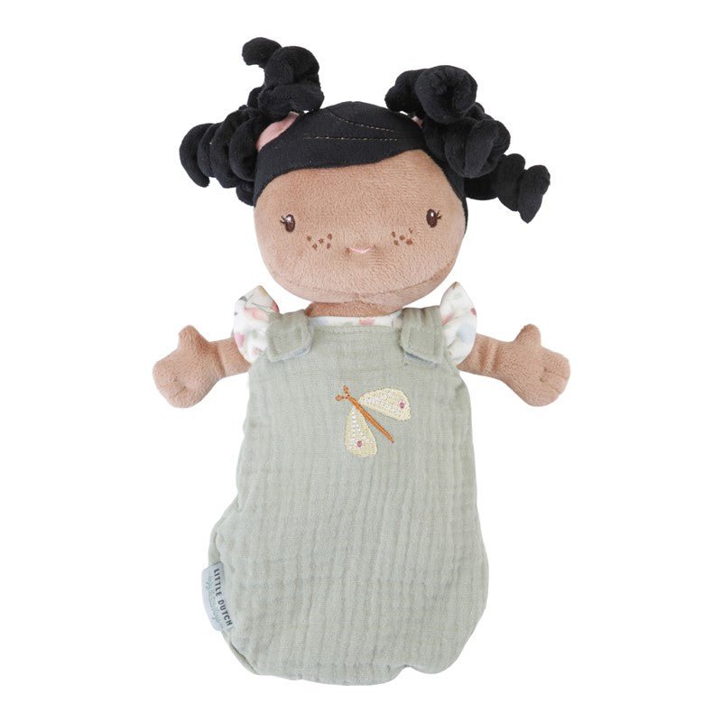 MUÑECA DE TELA LITTLE DUTCH ·BEBÉ EVI CON CESTA Y ACCESORIOS· - Happy Moments Baby