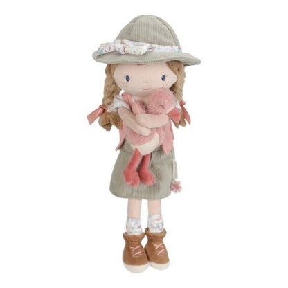 MUÑECA DE TELA MEDIANA LITTLE DUTCH ·ROSA EXPLORADORA· - Happy Moments Baby