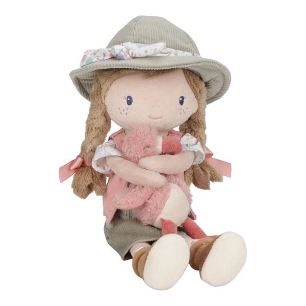 MUÑECA DE TELA MEDIANA LITTLE DUTCH ·ROSA EXPLORADORA· - Happy Moments Baby