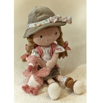 MUÑECA DE TELA MEDIANA LITTLE DUTCH ·ROSA EXPLORADORA· - Happy Moments Baby
