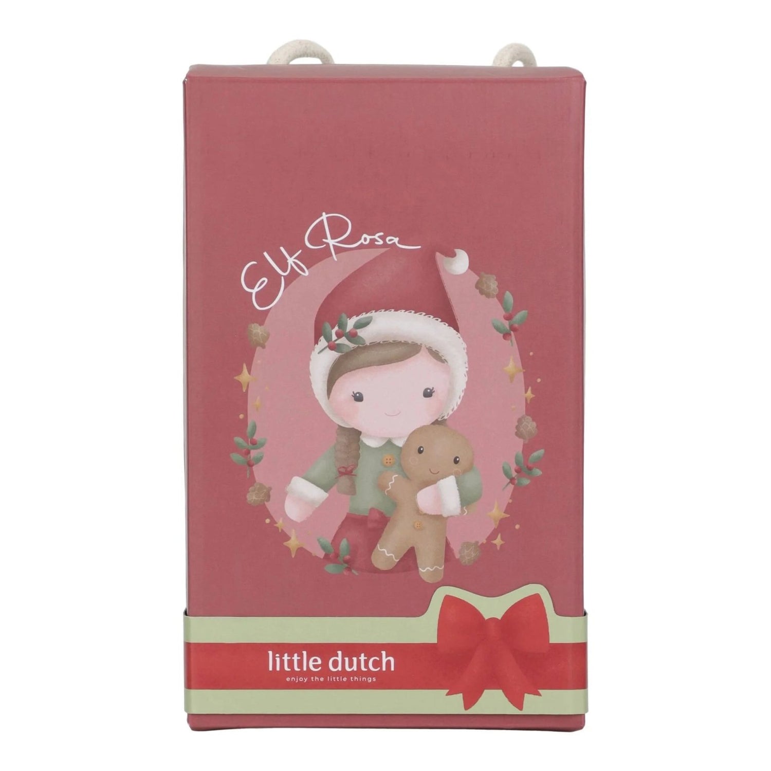MUÑECA DE TELA MEDIANA LITTLE DUTCH ·ROSA NAVIDAD· - Happy Moments Baby