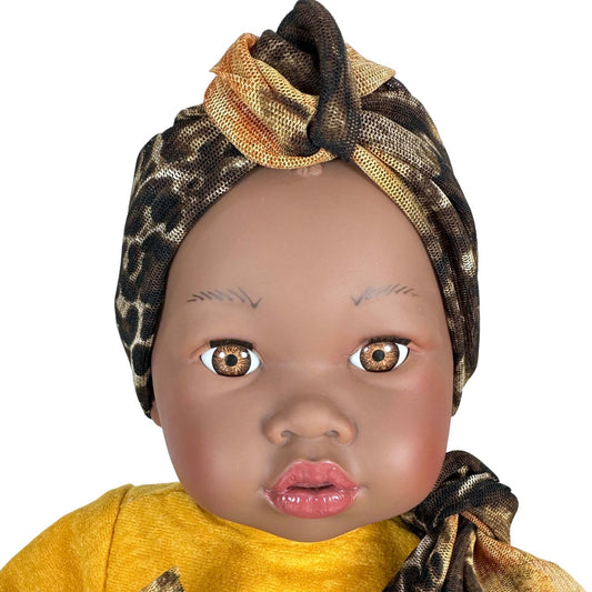 MUÑECA NINES D'ONIL ·ALIKA CON BEBÉ OCHER 40CM· - Happy Moments Baby