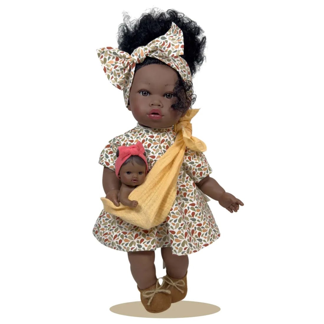 MUÑECA NINES D'ONIL ·ALIKA CON BEBÉ PRINT 40CM· - Happy Moments Baby