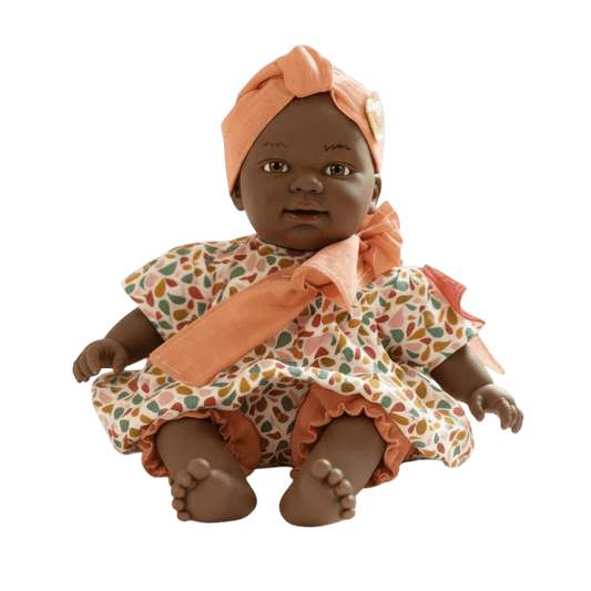 MUÑECA NINES D'ONIL ·COCO MAHA FLORES 31CM· - Happy Moments Baby