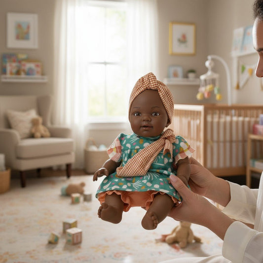 MUÑECA NINES D'ONIL ·COCO MAHA VERDE 31CM· - Happy Moments Baby