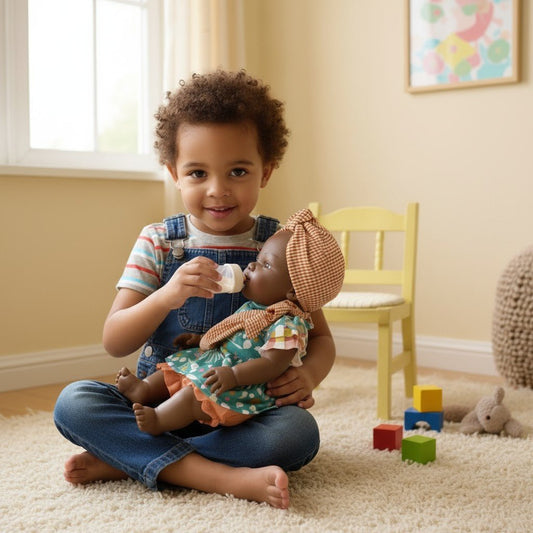 MUÑECA NINES D'ONIL ·COCO MAHA VERDE 31CM· - Happy Moments Baby